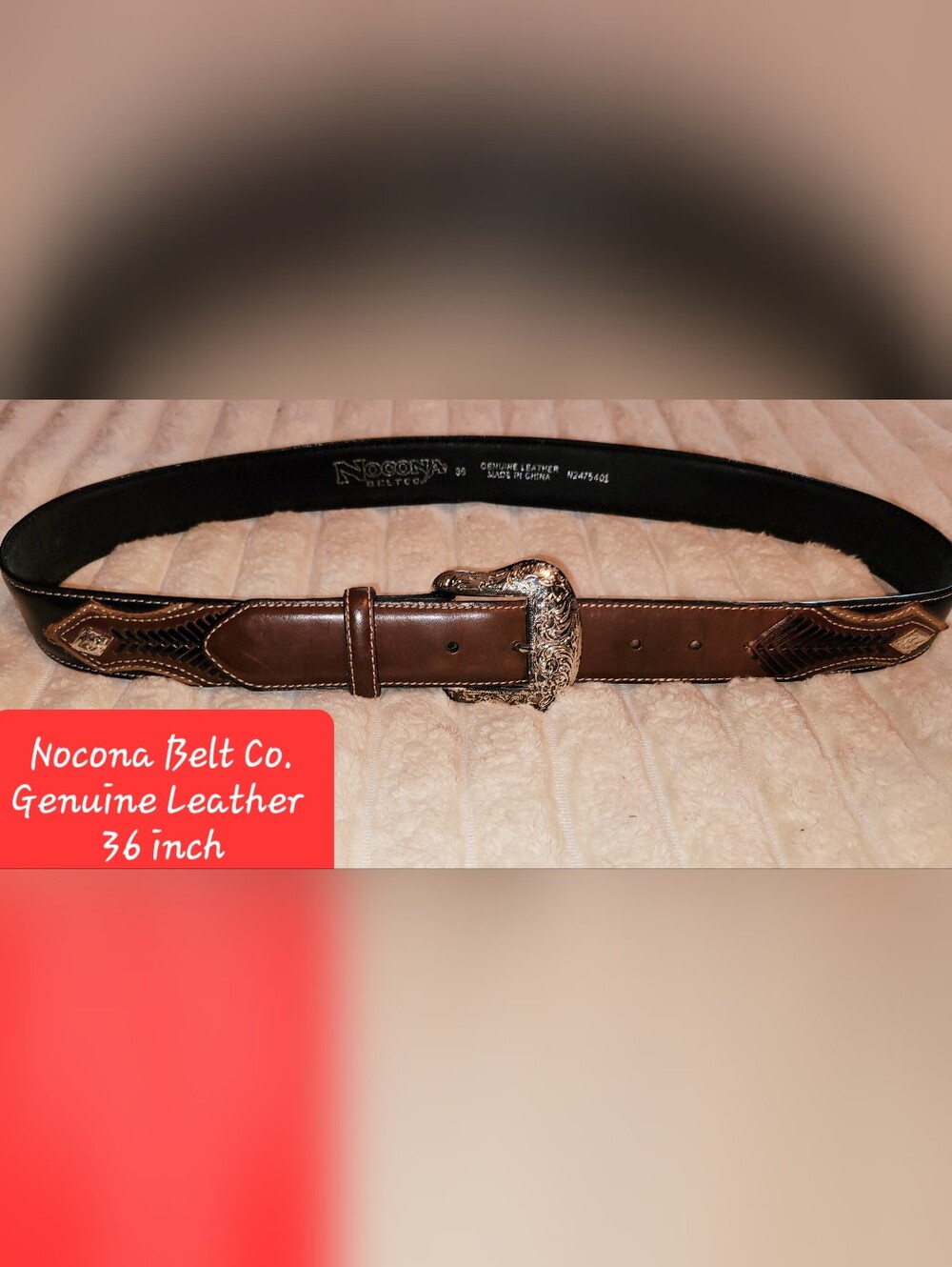 Nocona Genuine Leather Belt